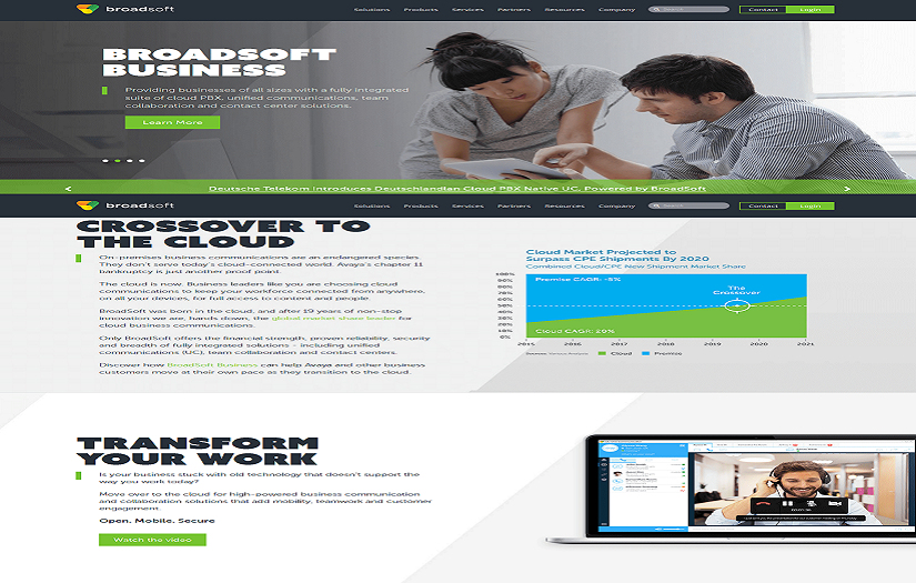 Broadsoft screenshot 1